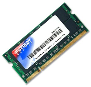Память SO-DIMM ,2 GB,DDR2,PC6400, Patriot, PSD22G8002S