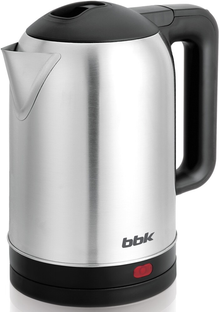 Чайник BBK EK1809S Silver/Black, Объем: 1.8 л, Мощность: 2000 Вт, Тип нагревательного элемента: закрытая спираль, Индикация включения: да, Материал ко