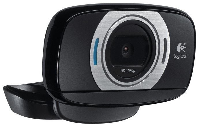 Веб-камера Logitech Full HD 1080p  Webcam C615, USB 2.0, 1920x1080, 8Mpix foto, Mic, Black, 960-001056
