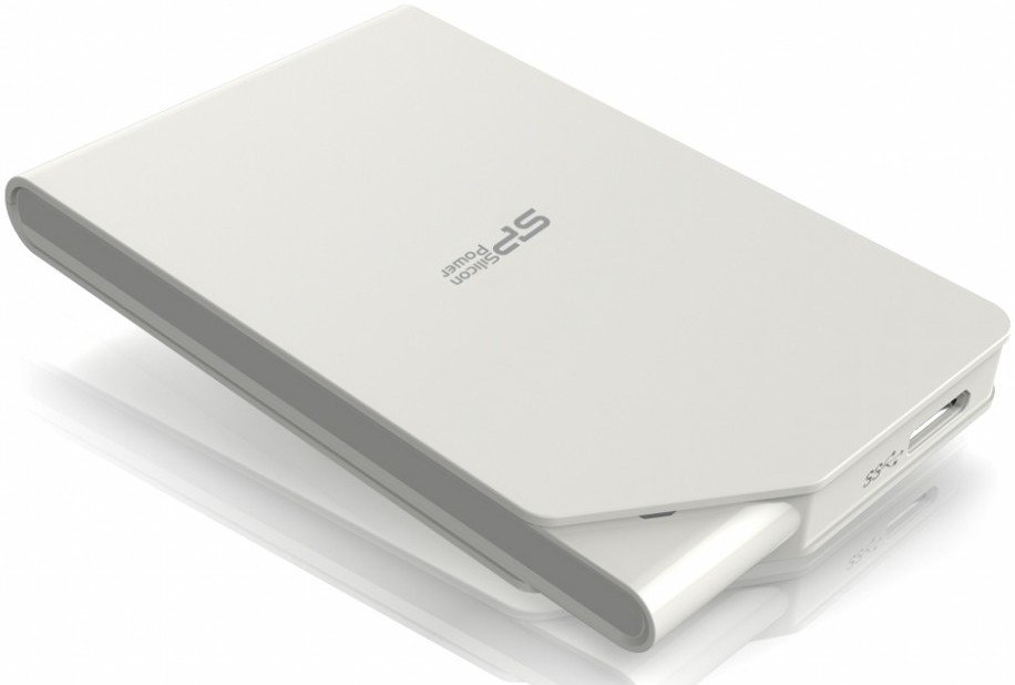 Жесткий диск Silicon Power USB 3.0 1Tb SP010TBPHDS03S3W S03 Stream 2.5" белый