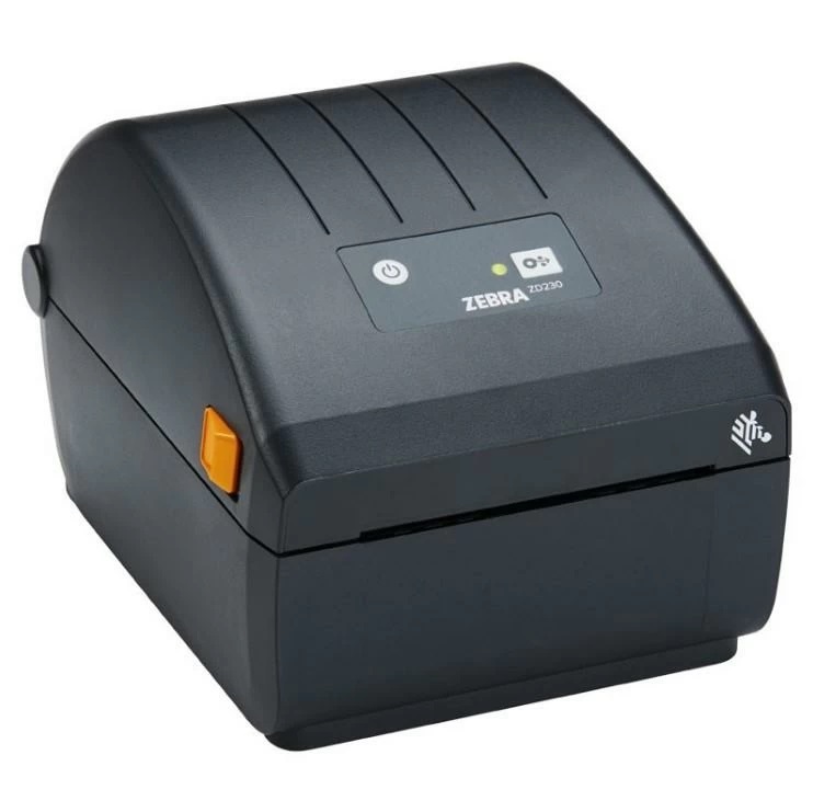 Принтер этикеток настольный Thermal Transfer Printer (74/300M) Zebra ZD230; Standard EZPL, 203 dpi, EU and UK Power Cords, USB, ZD23042-30EG00EZ