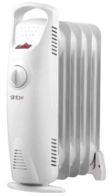 Радиатор масляный Sinbo SFH 3381 500Вт белый