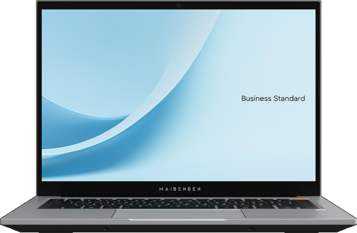 Ноутбук Maibenben B114C 14"(1920x1200 IPS (60Hz))/AMD Ryzen 5 7640HS(4.3Ghz)/16384Mb/512PCISSDGb/Int:AMD Radeon 760M/Cam/BT/WiFi/62WHr/war 2y/1.48kg/S