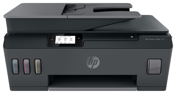 МФУ HP Smart Tank 530, (принтер/сканер/копир), струйная цветная печать, A4, печать фотографий, планшетный/протяжный сканер, ЖК панель, Wi-Fi, AirPrint