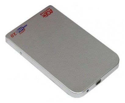 Корпус внешний для SATA HDD 2.5",USB 3.0,AgeStar,Silver, (3UB2O1), 3UB2O1 silver