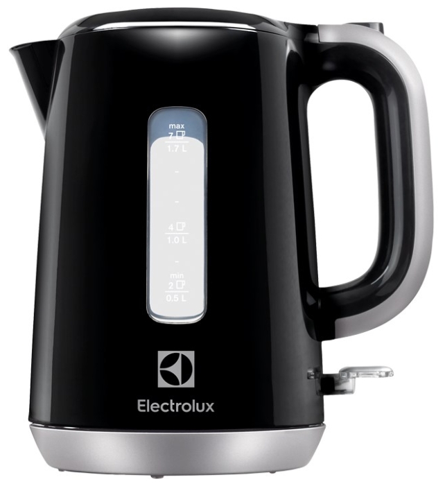 Чайник ELECTROLUX/ 2200 Вт, 1.7 литра, закрытая спираль, материал корпуса пластик, черный, EEWA3300