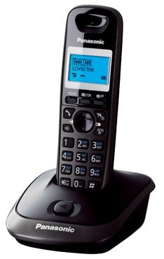 Телефон,Panasonic KX-TG2511RUT, dark grey metallic, (полифония)