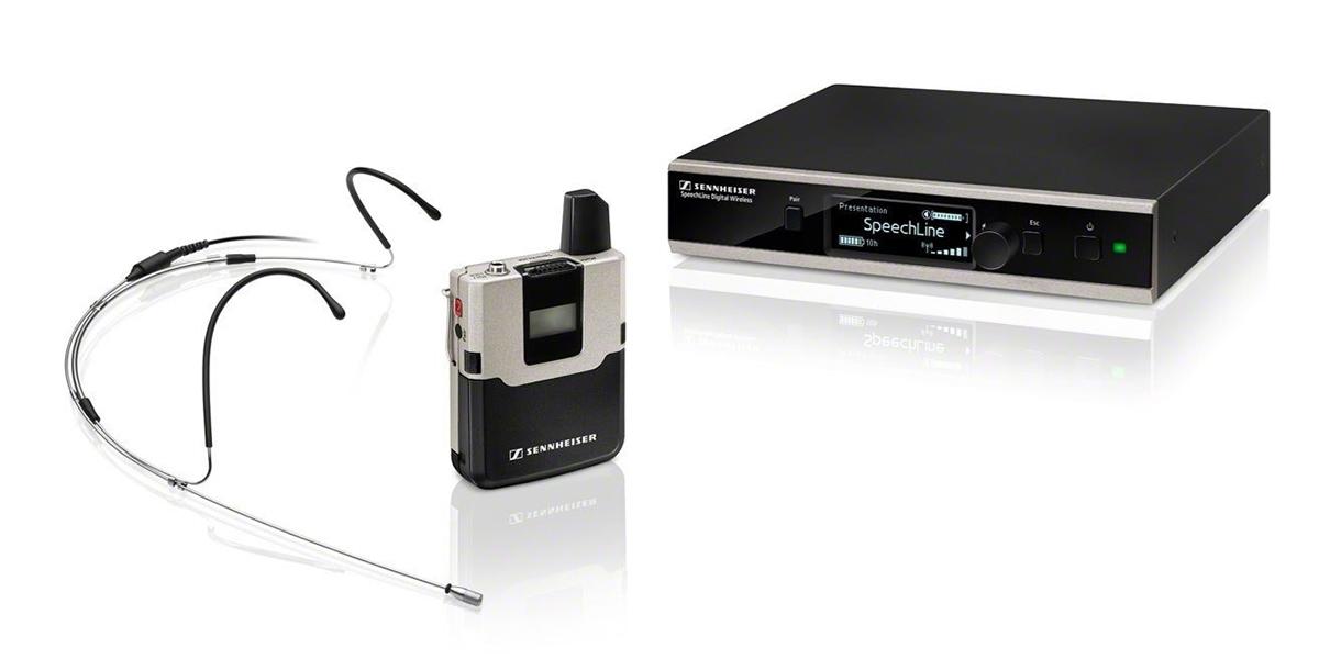 Радиосистема Sennheiser SL HEADMIC SET DW-3-EU R Беспроводная система SL DW с головным микрофоном. Инсталляционный вариант с рэковым креплением.