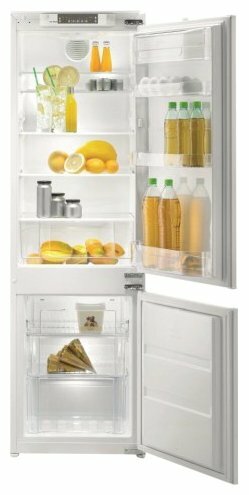 Встраиваемый холодильник Korting/ 177.5x54x54.5, 200+62 л, No frost, дисплей, нижняя морозильная камера, KSI 17875 CNF