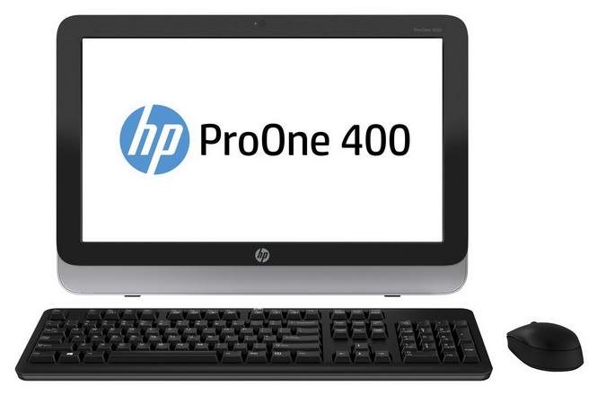 Моноблок HP ProOne 400 G1 AiO (23" Pentium G3240T 4GB DDR3-1600 SODIMM (1x4GB) 500GB Slim SuperMulti Keyboard Mouse WiFi BT FreeDOS), G9E68EA