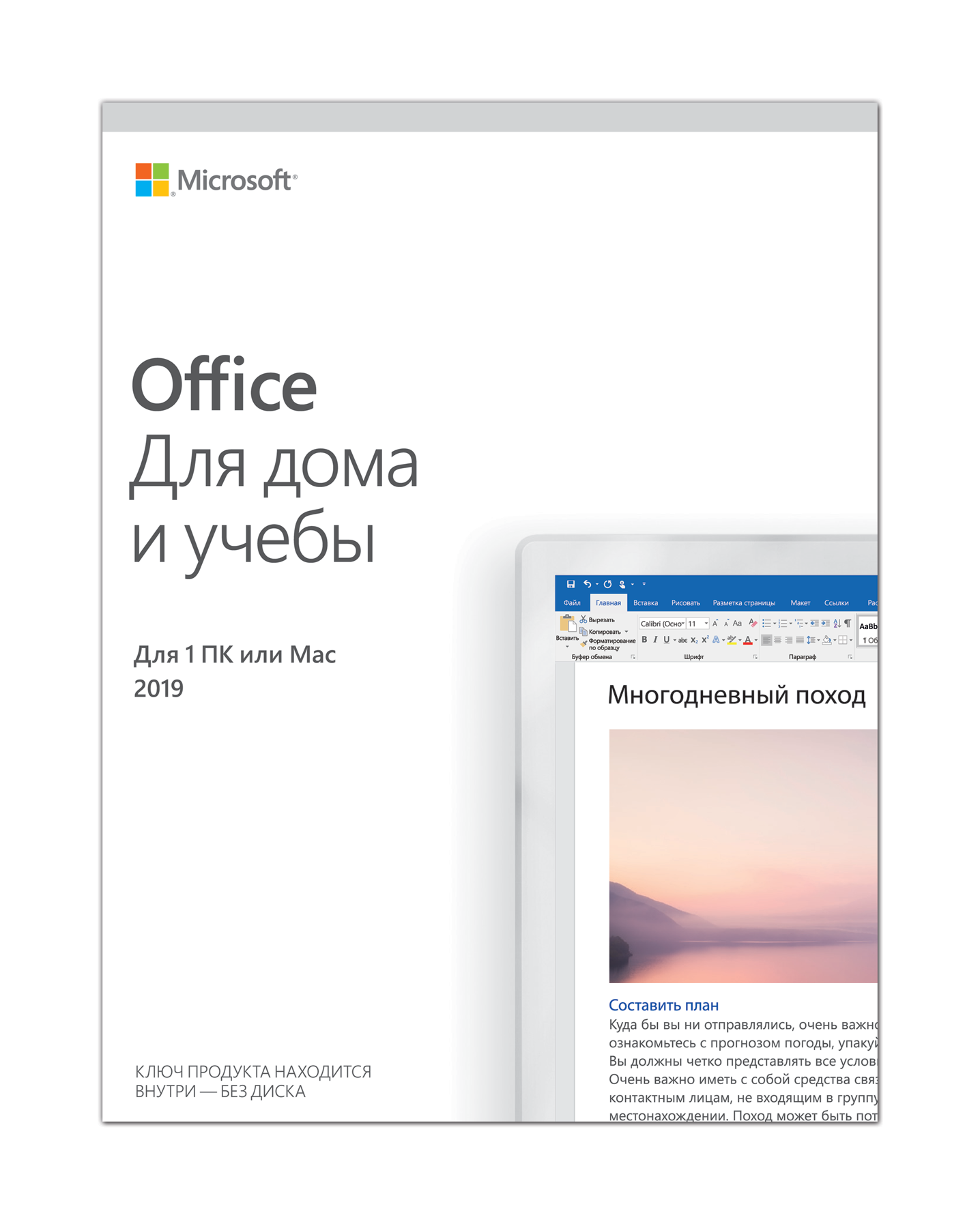 Право на использование,Microsoft Office Home and Student 2019 (ESD), 79G-05012