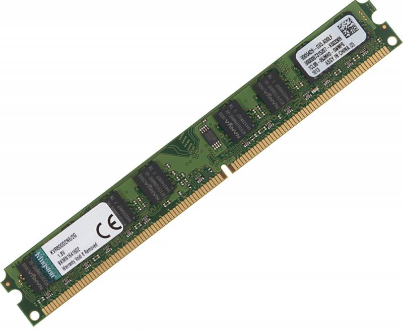 Память DIMM 2 GB,DDR2,PС6400/800,Kingston, (KVR800D2N6/2G), KVR800D2N6/2G