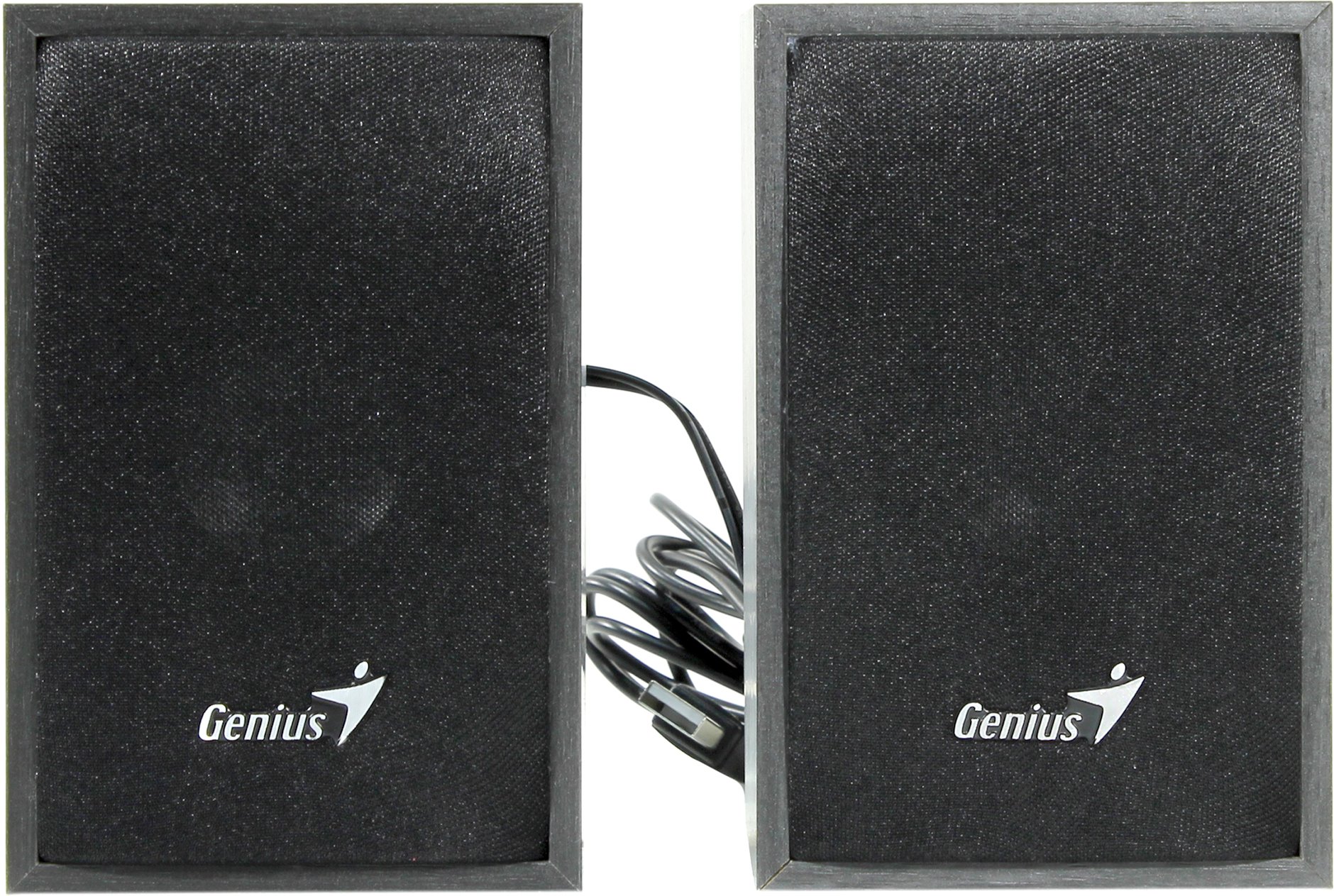 Колонки, Genius SP-HF160 Black, 4W, USB power, 2 колонки в комплекте, 31731063100