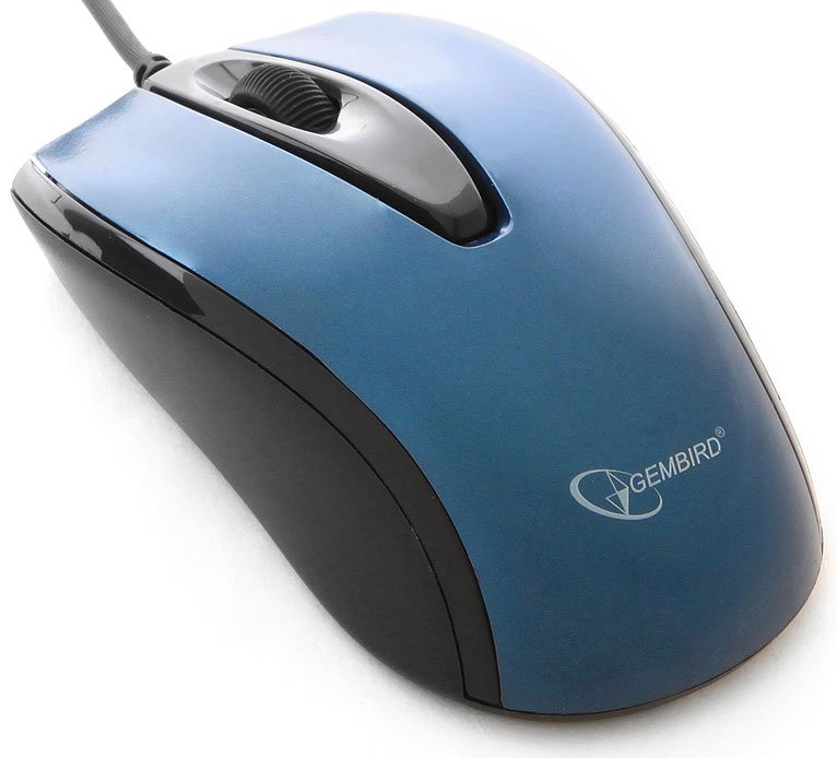 Мышь,Gembird MOP-405-B, USB ,Blue