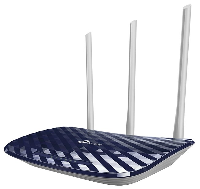 Маршрутизатор TP-Link Archer C20 AC750 Wireless Dual Band Router, 433 at 5 GHz +300 Mbps at 2.4 GHz, 802.11ac/a/b/g/n, 1 port WAN 10/100 Mbps + 4 port