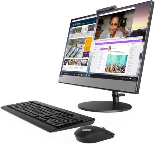 Моноблок Lenovo V530-22ICB All-In-One 21,5" I3-9100T 4Gb 1TB_5400rpm Int. DVD±RW AC+BT USB KB&Mouse W10_P64-RUS 1Y on-site