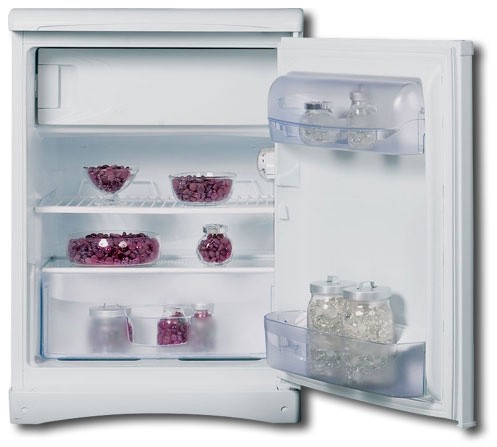 Холодильник INDESIT TT 85.001-WT (60x62x85, объем камер 94+14, морозильная камера верхняя. белый цвет)