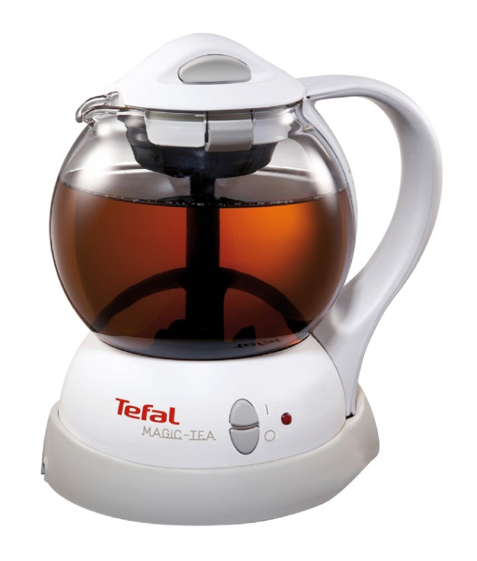 Чайник TEFAL BJ100032 (полностью автомат. чаеварка, 600 Вт, объем 1 литр, стекло и пластик)