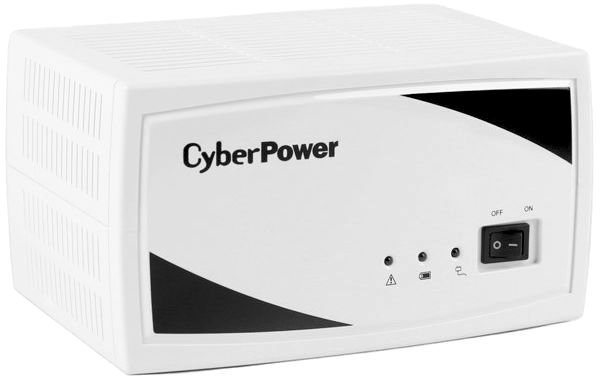 Инвертор CyberPower SMP550EI, автоматический регулятор напряжения, 550ВА/300Вт, защита от всплесков напряжения и молнии, входное напряжение 220В, врем