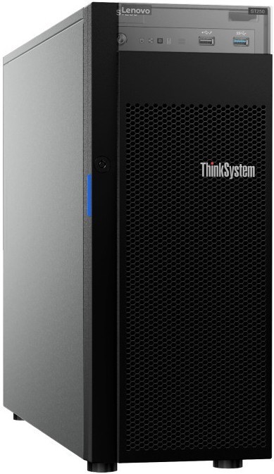 Сервер Lenovo ThinkSystem ST250 Tower 4U,Xeon E-2276G 6C (3.8GHz/12MB/80W),1x16GB/2666MHz/2R/UDIMM,noHDD SFF(upto 8),SR530-8i,1x550W(upto 2),no p/c,XC