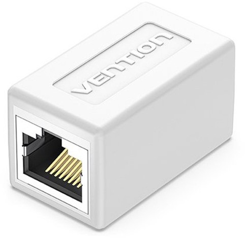Адаптер-соединитель Vention RJ45 F / RJ45 F 8p8c кат. 6 Белый, IPVW0