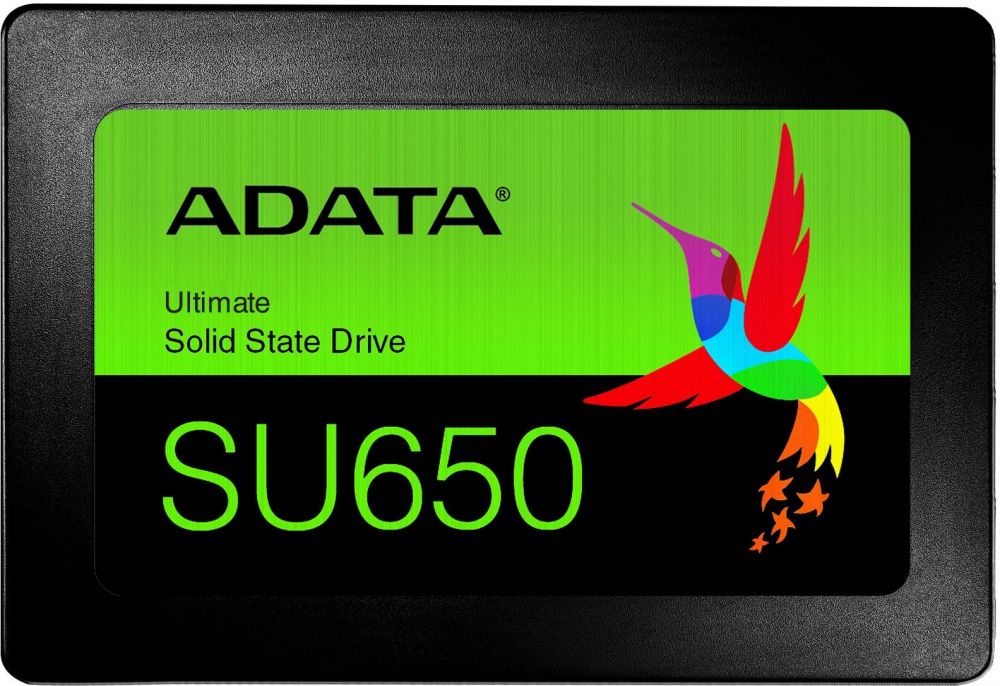 Твердотельный накопитель ADATA 120GB SSD SU650 TLC 2.5" SATAIII 3D NAND, SLC cach / without 2.5 to 3.5 brackets / blister, ASU650SS-120GT-R