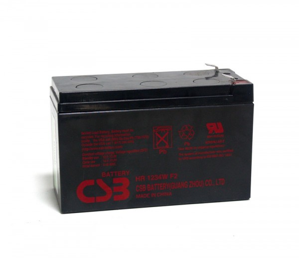Аккумуляторная батарея CSB HR1234W, (12V, 9,0Ah)