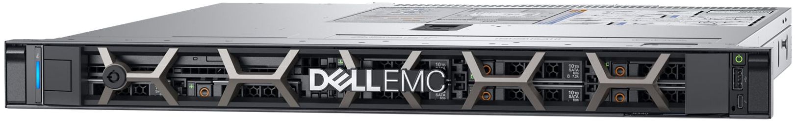 Сервер DELL PowerEdge R340 1U/ 8SFF/ 1xE-2174 (4c, 3.8 GHz, 71`W)/ noMemory  / H330/ noHDD / 2xGE/ 1x350W/ iDRAC9 Exp/ DVDRW/ Bezel / Static Rails/ no
