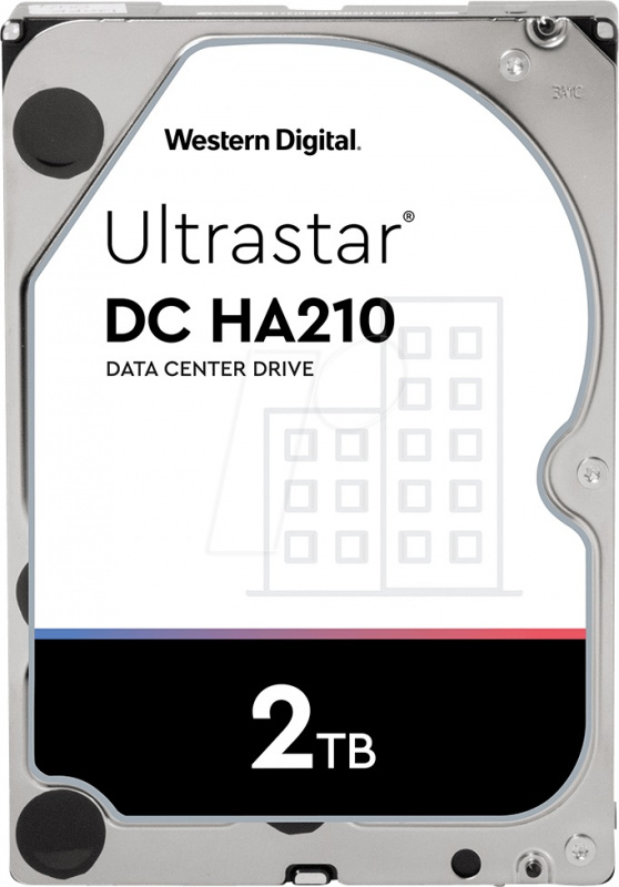 Жесткий диск HGST Enterprise HDD 3.5" SATA  2000Gb, 7200rpm, 128MB buffer (HUS722T2TALA604 Hitachi Ultrastar 7K2)