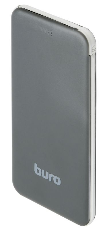 Мобильный аккумулятор Buro RCL-5000-BW Li-Pol 5000mAh 1A черный/белый 1xUSB