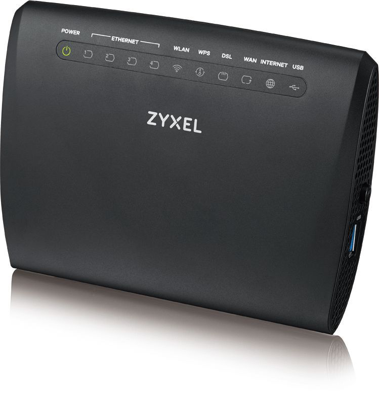 Маршрутизатор ZYXEL VMG3312-T20A Wireless N VDSL2 Combo WAN Gateway VDSL2 profile 17a over POTS Gateway, GbE WAN, 4FE LAN, 1 USB 2.0, WiFi 11n 2.4GHz 