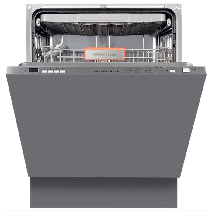 Встраиваемая посудомоечная машина Kuppersberg GS 6055 Полноразмерная, ширина 60 см, 15 комплектов, электронное управление, цифровой дисплей, отсрочка 