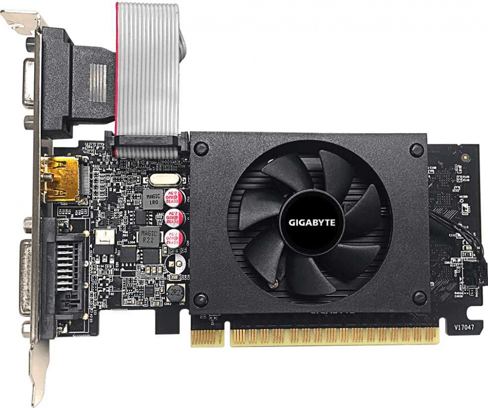Видеокарта NVIDIA GeForce GT 710 Gigabyte 2Gb (GV-N710D5-2GIL)