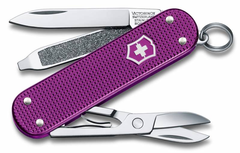 Нож перочинный Victorinox Alox Classic 0.6221.L16 5 функций 58мм пластик/сталь