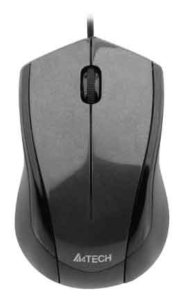 Мышь,A4 Tech N-400 Optical mouse USB,Black-Red, ( V-Track, 1000dpi)