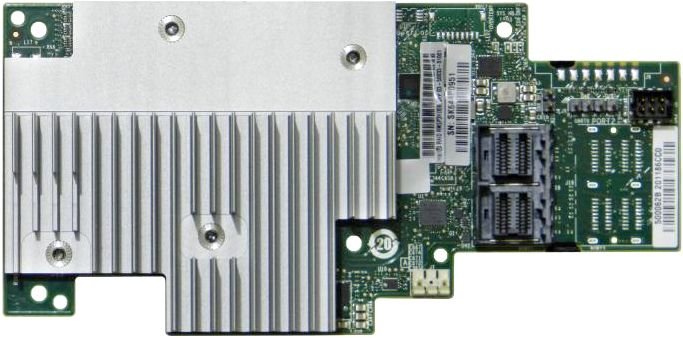 Плата контроллера RAID-массива Intel® RAID Module RMSP3HD080E Tri-mode PCIe/SAS/SATA Entry-Level RAID Mezzanine Module, SAS3408, 8 int. ports PCIe/SAS