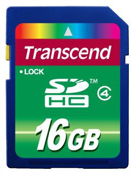 Память Secure Digital Card ,16 GB, (SD) , Transcend, TS16GSDHC4