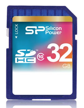 Память SDHC 32Gb Class10 Silicon Power, SP032GBSDH010V10 