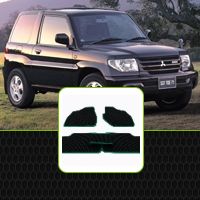 Коврики ЭВА в багажник Mitsubishi Pajero iO 3D (Черный/Соты)