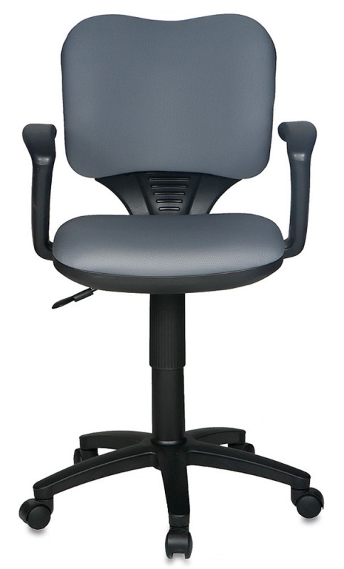 Кресло Бюрократ CH-540AXSN-LOW/26-25 низкая спинка серый 26-25 ткань крестовина пластиковая