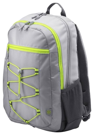 Сумка для ноутбука,HP Active Backpack, 15.6", Grey/Neon, 1LU23AA