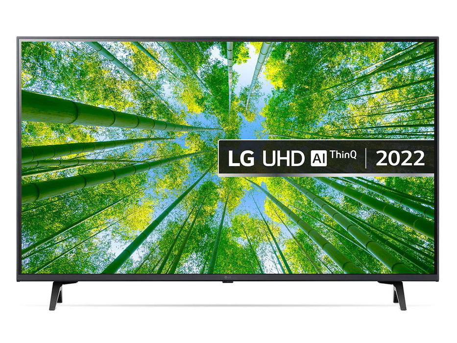 Телевизор LG 43UQ80006LB, 43", Ultra HD, Smart TV,Wi-Fi, DVB-T2/C/S2, MR22, 2.0ch (20W), 3 HDMI, 2 USB,  Gray, 43UQ80006LB