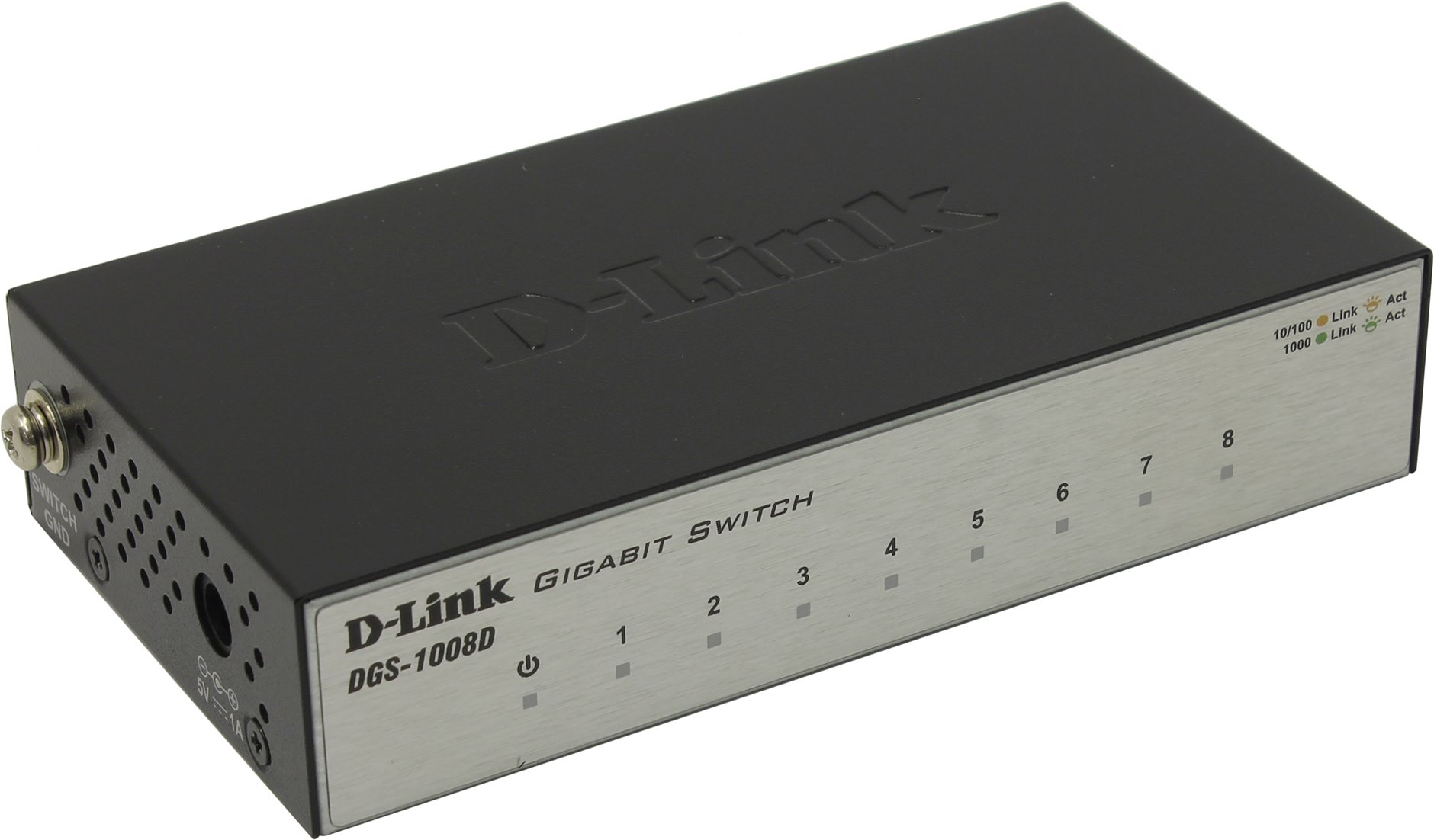 Коммутатор,D-Link DGS-1008D, DGS-1008D/G1A