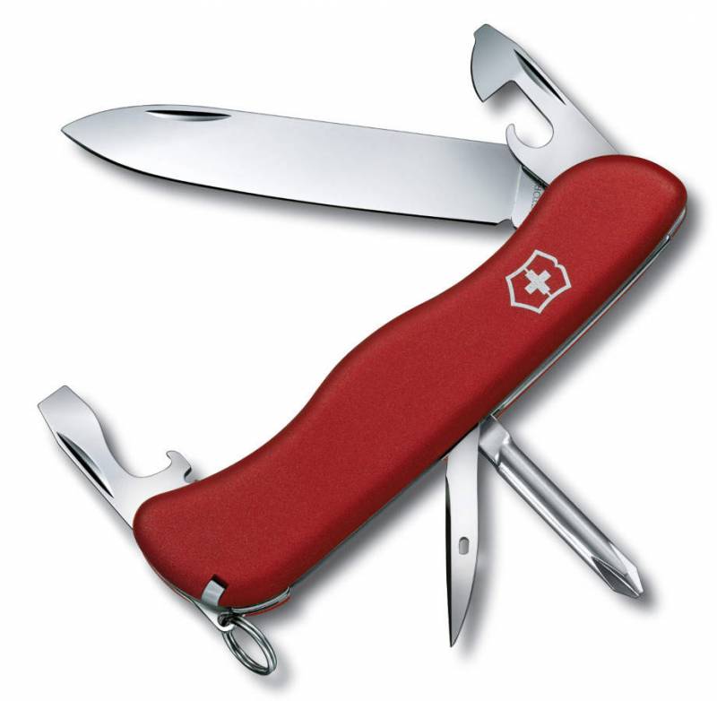Нож перочинный Victorinox Adventurer 0.8953 с фиксатором лезвия 11 функций красный  