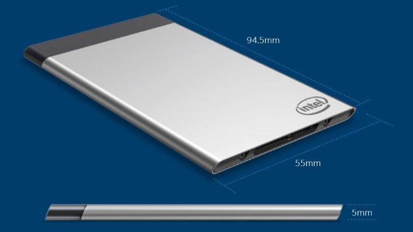 Intel Compute Card размеры