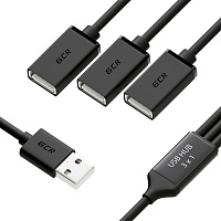 Концентратор USB Greenconnect 6647 GCR-52356 