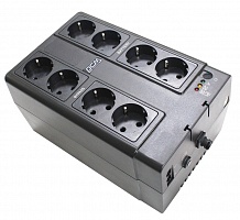 Источник бесперебойного питания POWERCOM 6655 SPD-850E CUBE 