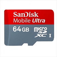 Память Micro Secure Digital Card 64 GB, (MicroSD) Class 10 SanDisk, SDSDQU(A)-064G-U46A