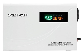 Стабилизатор напряжения SMARTWATT  AVR SLIM 500RW 