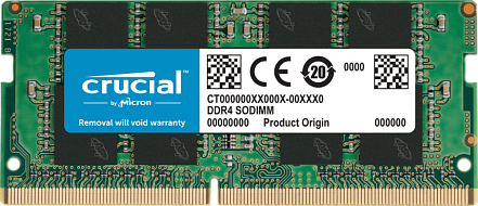 Оперативная память CRUCIAL  CT16G4SFRA32A,  SO-DIMM,  DDR4,  3200 МГц 